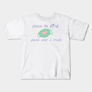 Covid 19 - Please wear a mask Kids T-Shirt